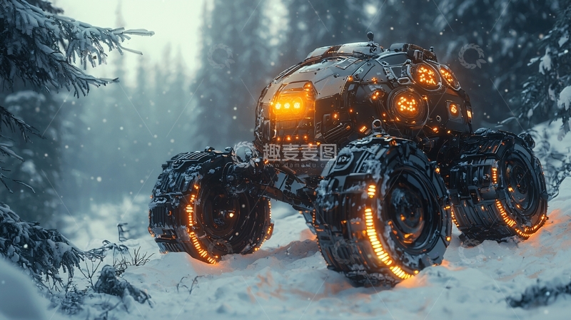 高清大图下载【趣麦麦图】雪地