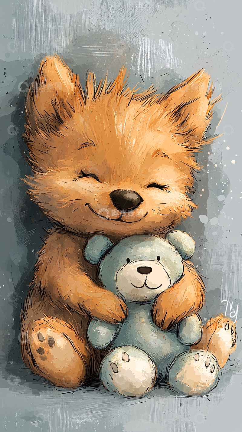 高清大图下载【趣麦麦图】可爱小狐狸