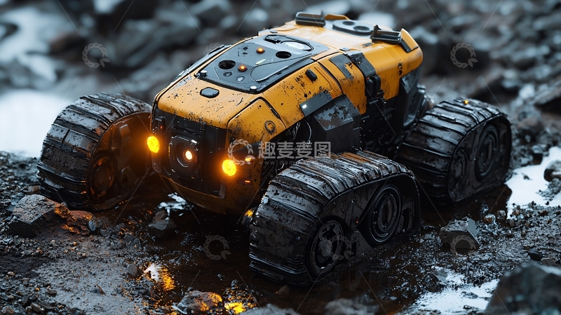 高清大图下载【趣麦麦图】未来感越野车