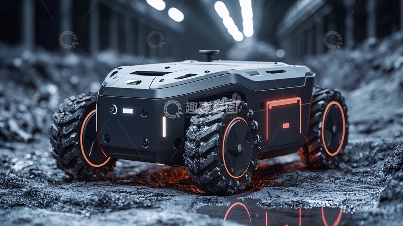 高清大图下载【趣麦麦图】未来科技感机器人