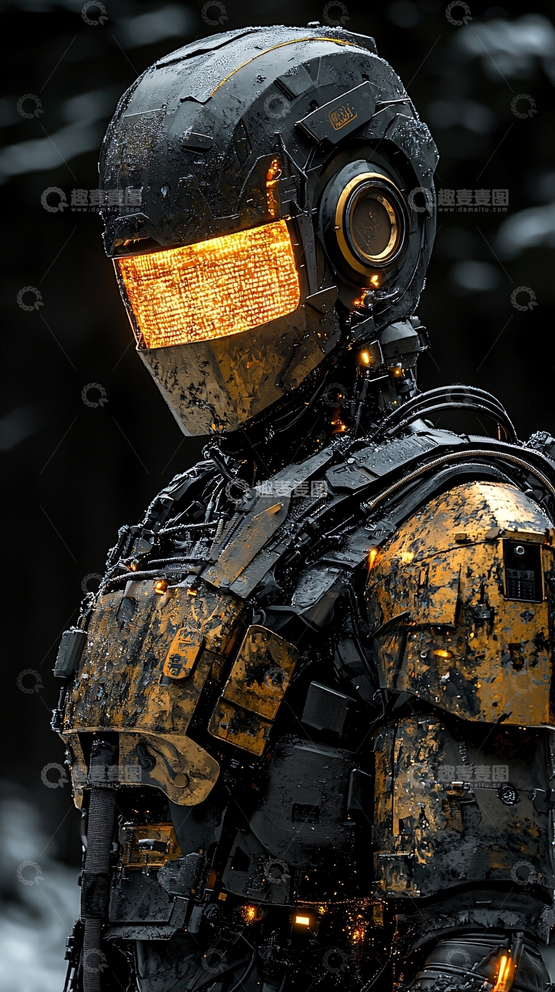 高清大图下载【趣麦麦图】未来战士