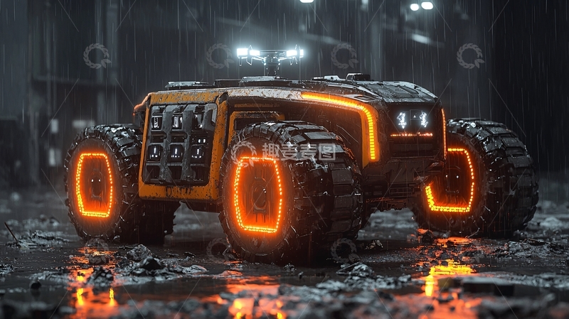 高清大图下载【趣麦麦图】未来感越野车