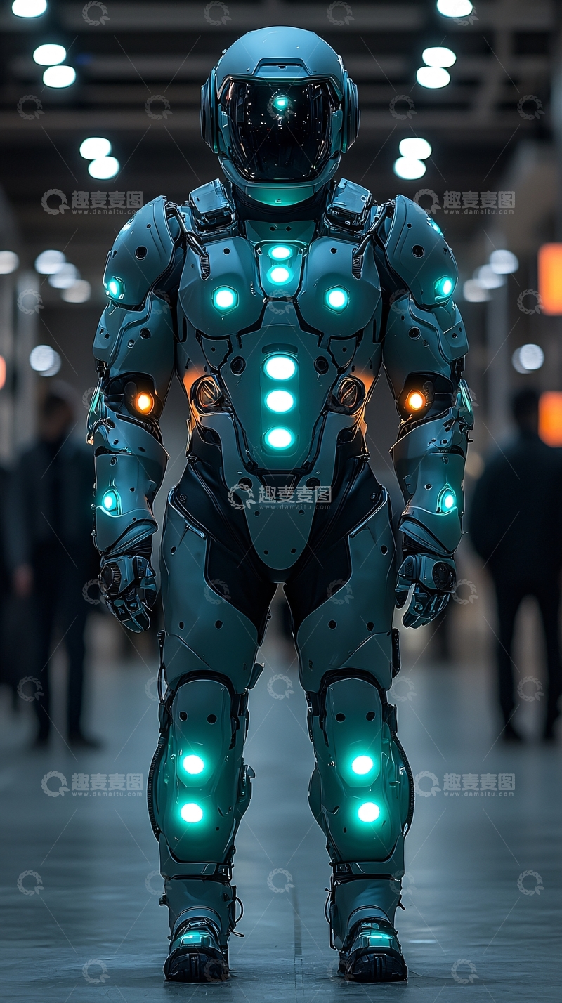 高清大图下载【趣麦麦图】未来战士