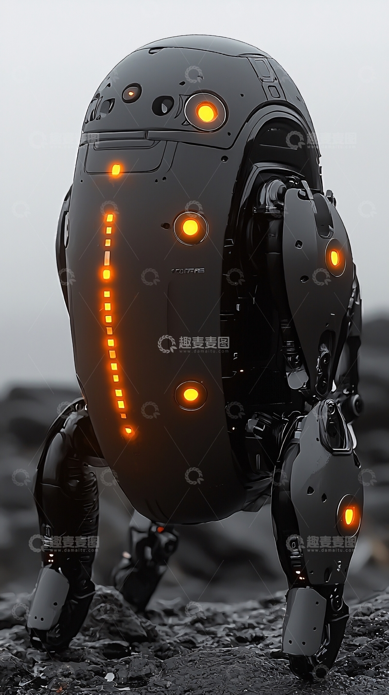 高清大图下载【趣麦麦图】科幻机器人