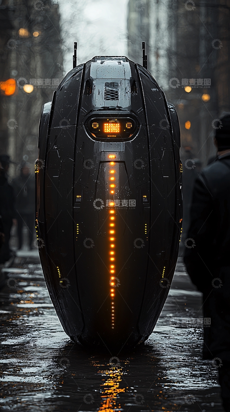 高清大图下载【趣麦麦图】未来都市交通工具