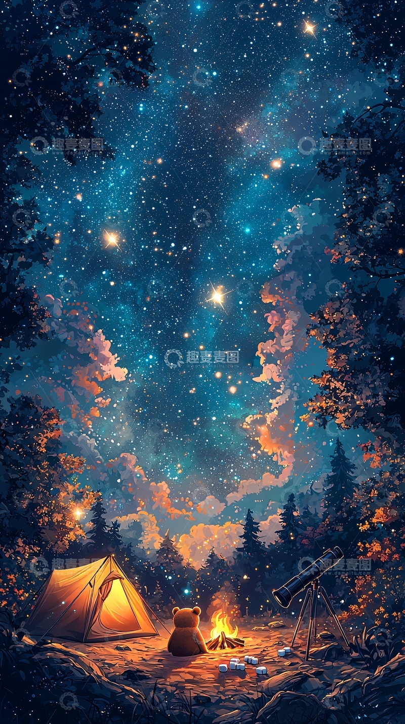 高清大图下载【趣麦麦图】星空