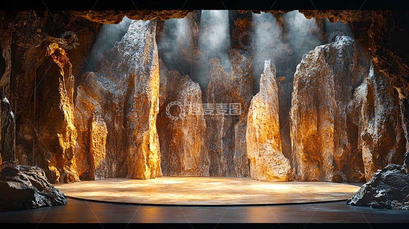 高清大图下载【趣麦麦图】戏剧舞台背景2