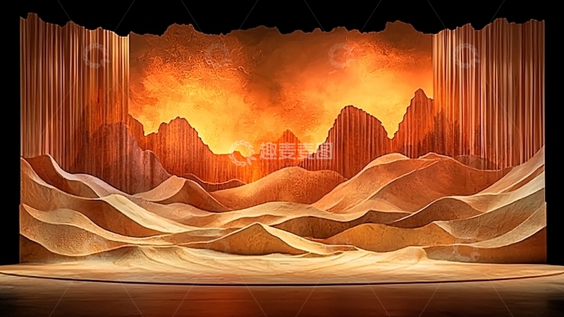 高清大图下载【趣麦麦图】舞台布景设计