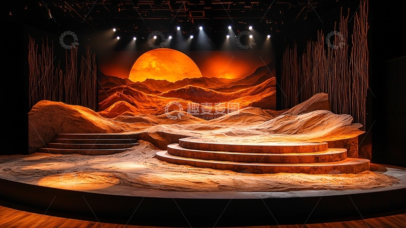 高清大图下载【趣麦麦图】舞台背景
