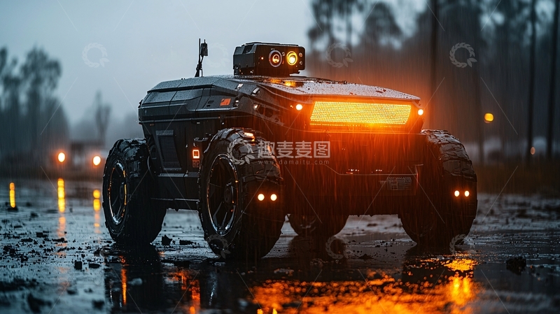 高清大图下载【趣麦麦图】未来感越野车