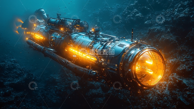 高清大图下载【趣麦麦图】深海探测器