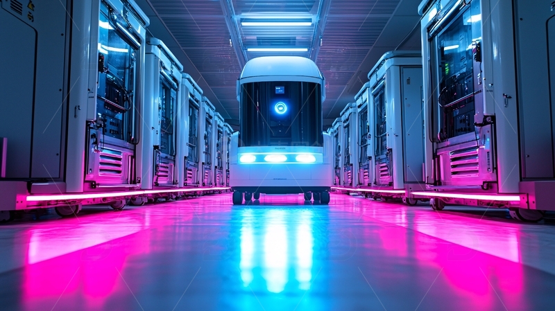 高清大图下载【趣麦麦图】数据中心走廊