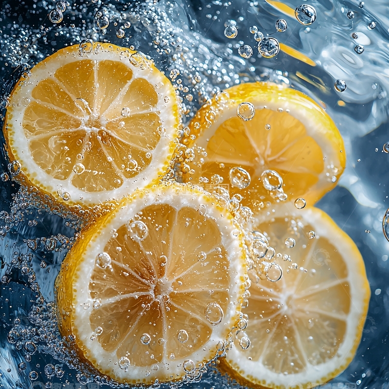 高清大图下载【趣麦麦图】柠檬切片9