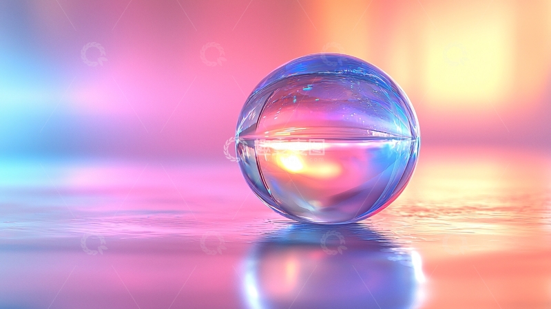 高清大图下载【趣麦麦图】晶莹剔透的玻璃球