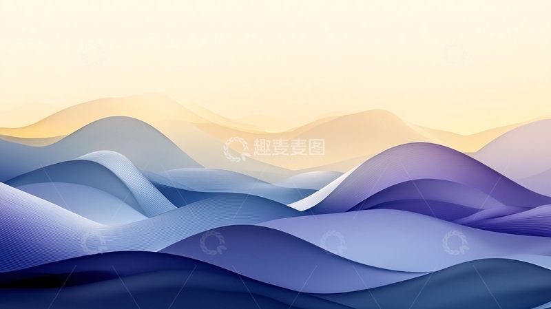 高清大图下载【趣麦麦图】抽象山脉