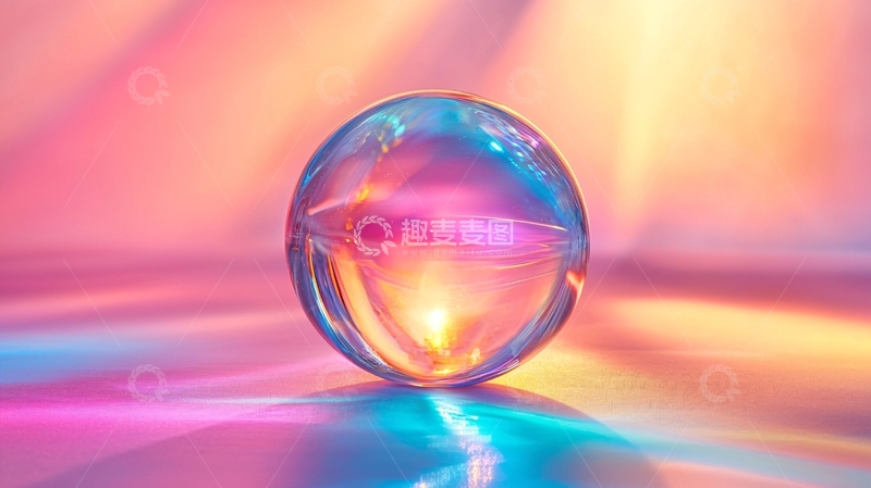 高清大图下载【趣麦麦图】彩色玻璃球
