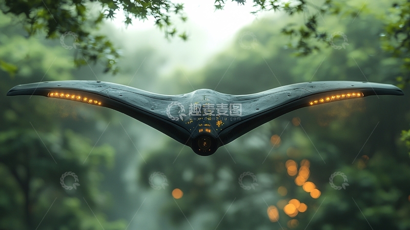 高清大图下载【趣麦麦图】未来科技飞船20