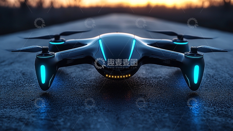 高清大图下载【趣麦麦图】无人机高清图片