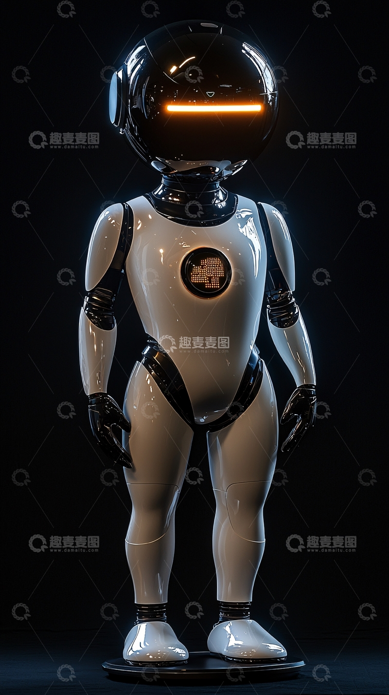 高清大图下载【趣麦麦图】科幻风格小型机器人
