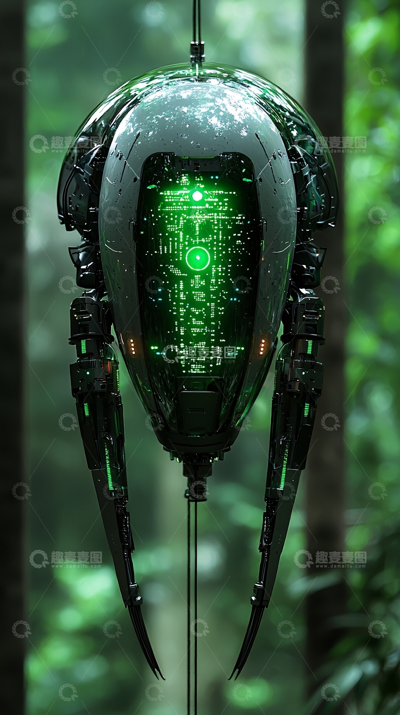 高清大图下载【趣麦麦图】未来科技悬浮探测器