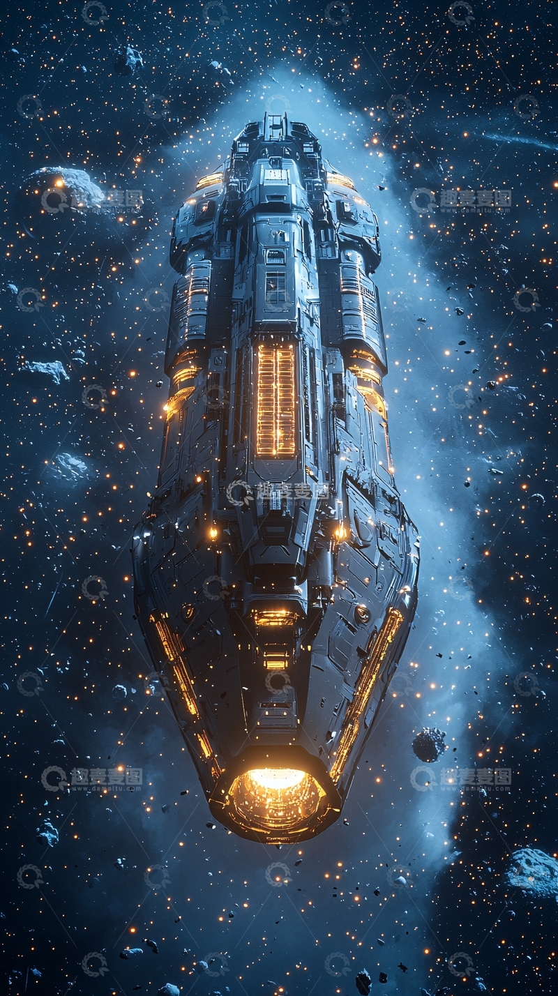 高清大图下载【趣麦麦图】宇宙飞船