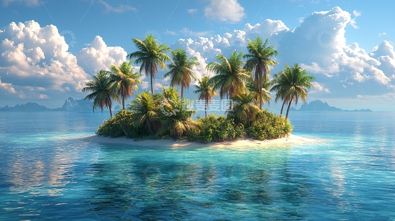 高清大图下载【趣麦麦图】热带小岛风光