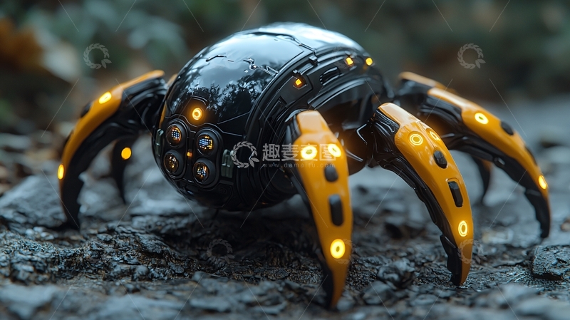 高清大图下载【趣麦麦图】机械蜘蛛