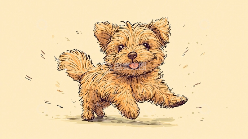 高清大图下载【趣麦麦图】可爱的小狗