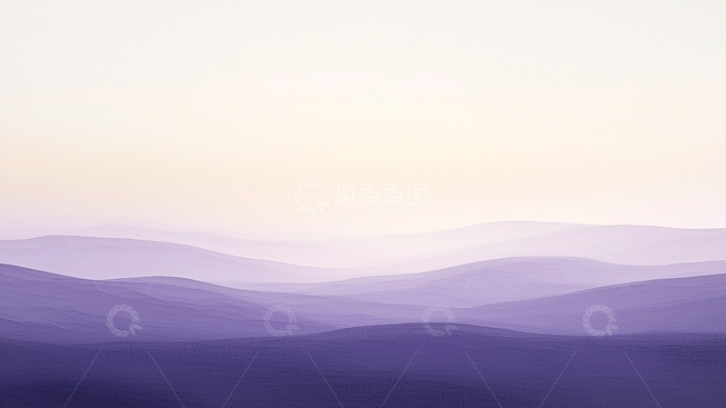 高清大图下载【趣麦麦图】紫色山峦