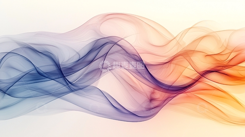 高清大图下载【趣麦麦图】彩色烟雾飘逸背景