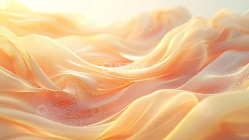 高清大图下载【趣麦麦图】阳光下的金色丝绸