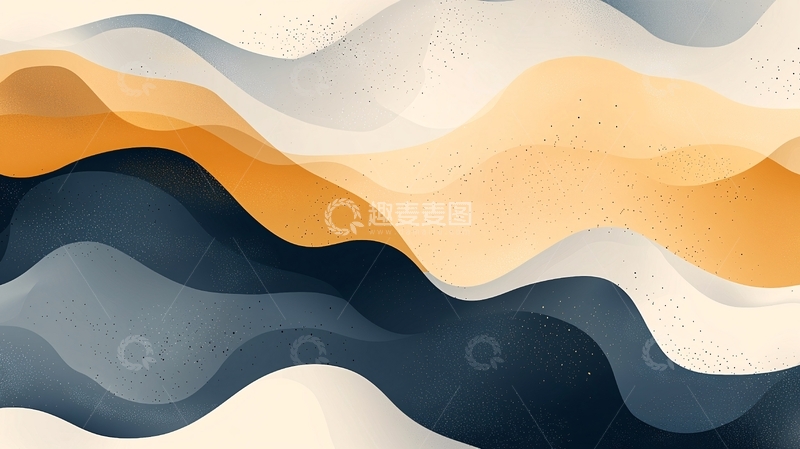 高清大图下载【趣麦麦图】抽象波浪背景16