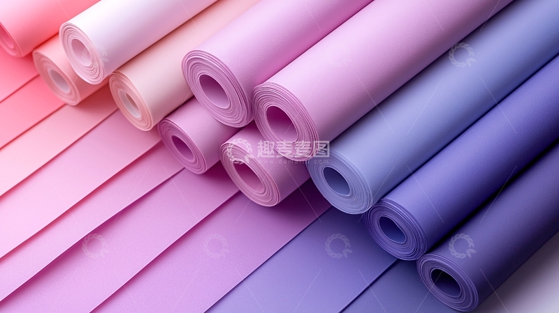 高清大图下载【趣麦麦图】彩色卷纸