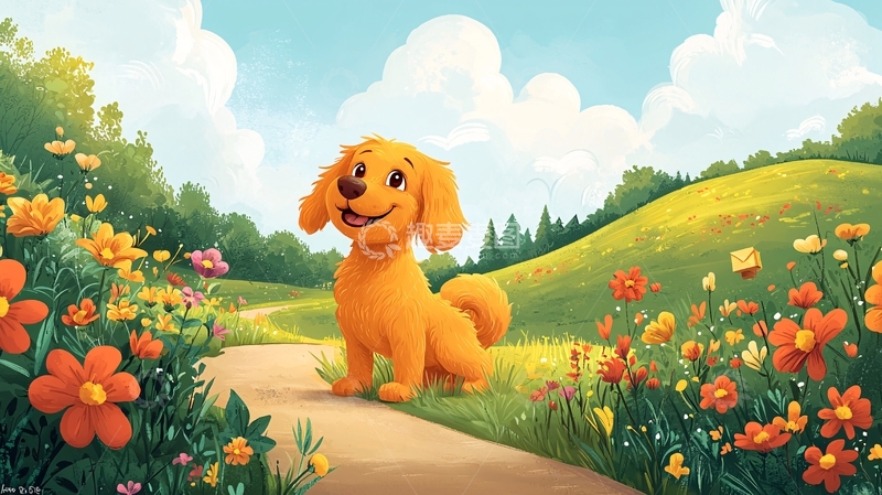 高清大图下载【趣麦麦图】小狗