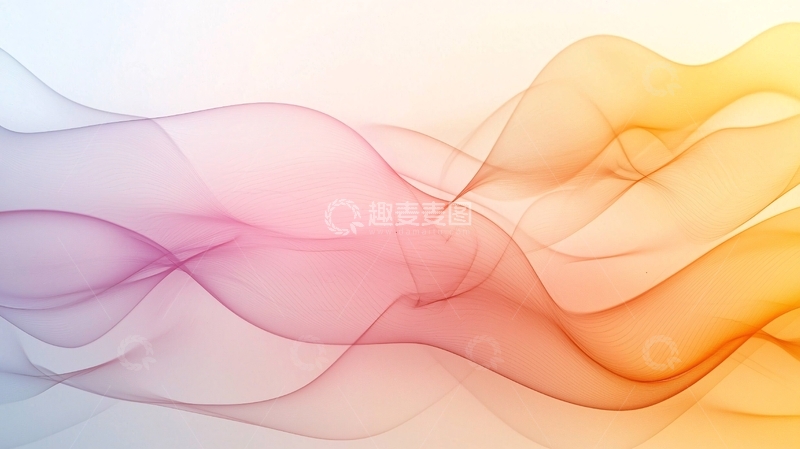 高清大图下载【趣麦麦图】彩色烟雾飘带