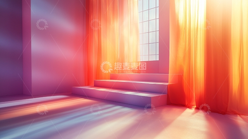 高清大图下载【趣麦麦图】紫色房间