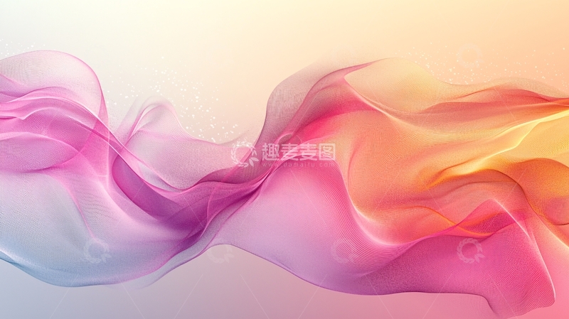 高清大图下载【趣麦麦图】彩色烟雾飘逸背景图