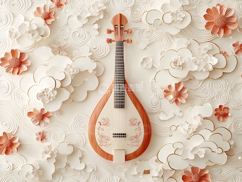 高清大图下载【趣麦麦图】中式乐器