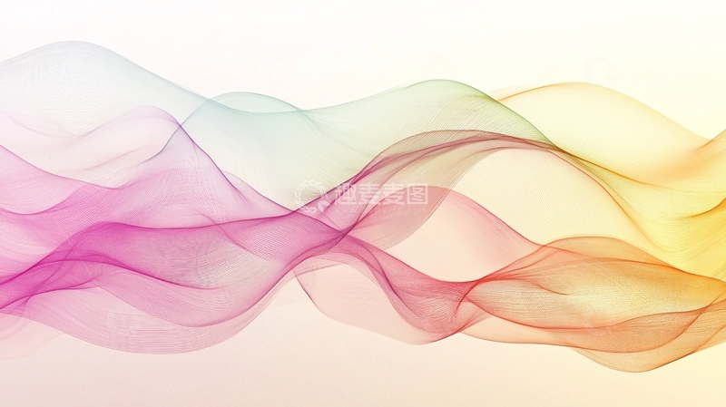 高清大图下载【趣麦麦图】彩色烟雾飘带