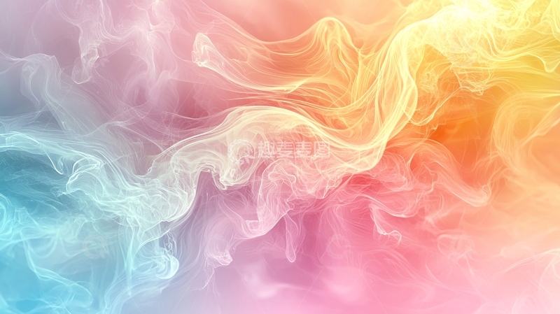 高清大图下载【趣麦麦图】彩色烟雾背景