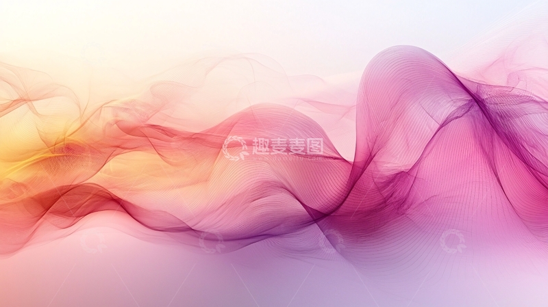 高清大图下载【趣麦麦图】彩色烟雾飘逸背景