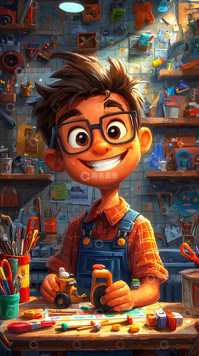 高清大图下载【趣麦麦图】快乐男孩