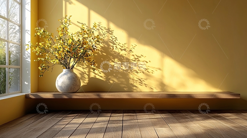 高清大图下载【趣麦麦图】阳光洒进房间的角落