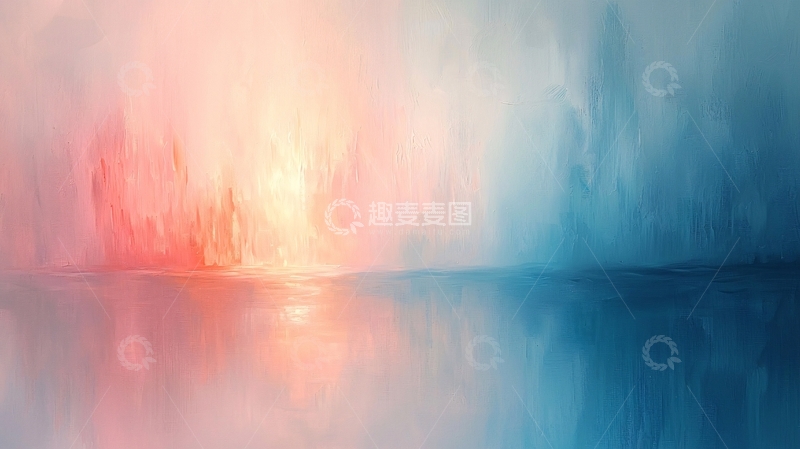 高清大图下载【趣麦麦图】梦幻般日出湖景