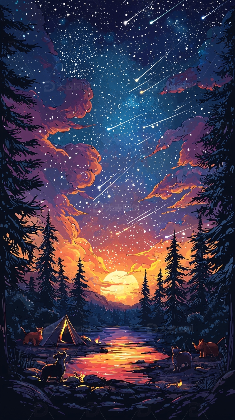 高清大图下载【趣麦麦图】星空