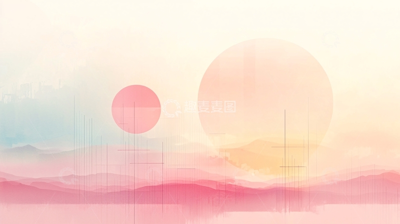 高清大图下载【趣麦麦图】粉色梦幻星球