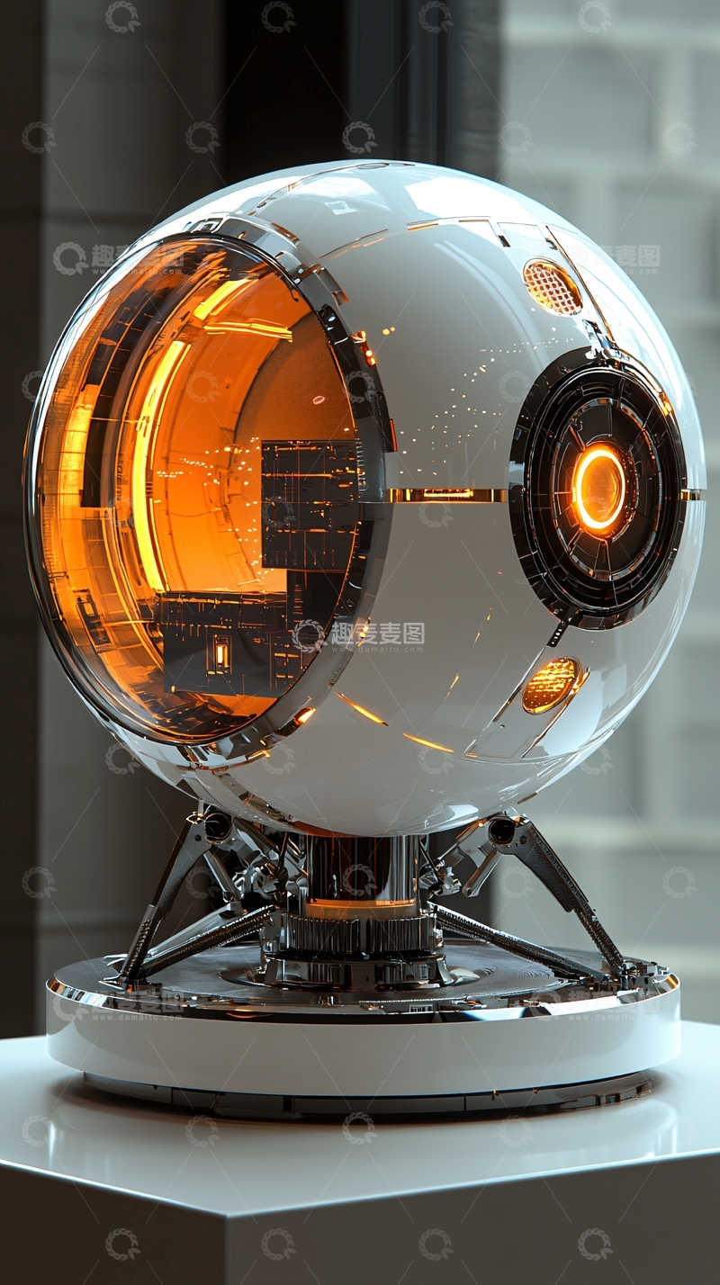 高清大图下载【趣麦麦图】球形科技装置