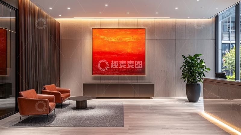 高清大图下载【趣麦麦图】现代化酒店大堂设计