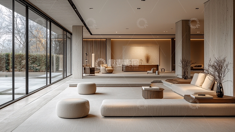 高清大图下载【趣麦麦图】极简现代风格室内设计