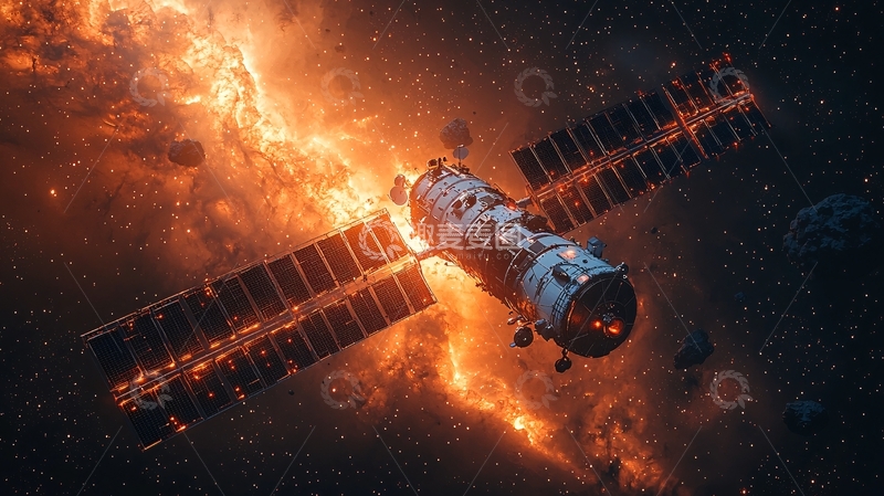 高清大图下载【趣麦麦图】宇宙飞船